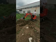 1T 2T 3T Rotary Excavator Mini Digger Hydraulic Crawler Machinery